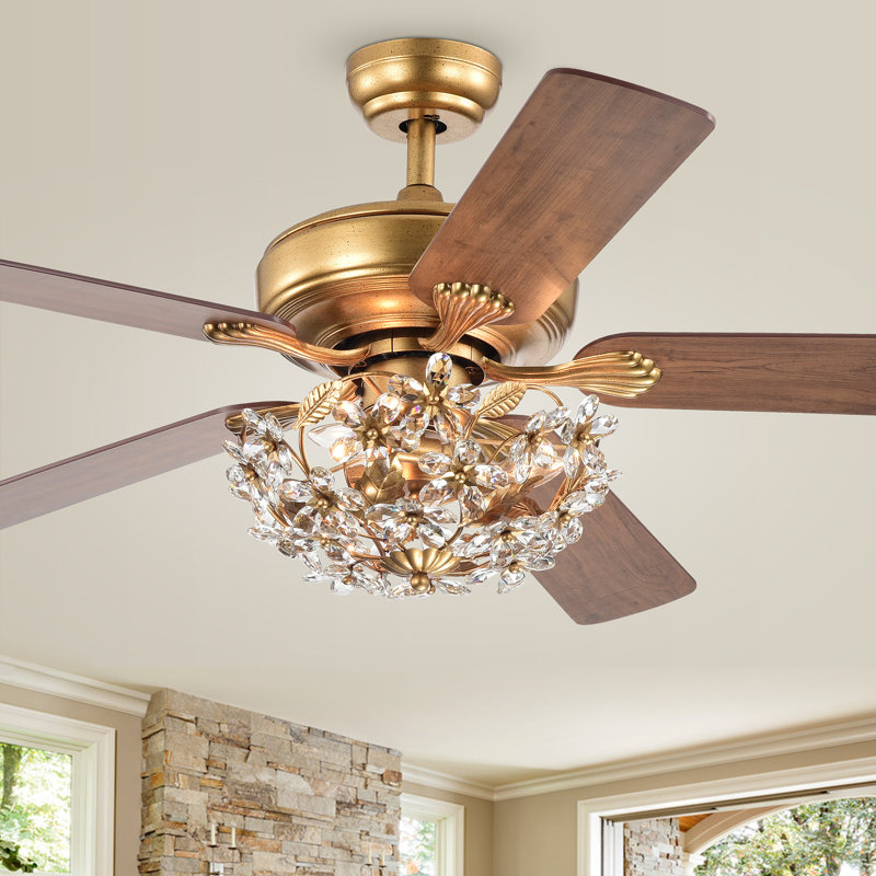 Rosdorf Park Winsor 52'' Ceiling Fan with Light Kit & Reviews Wayfair